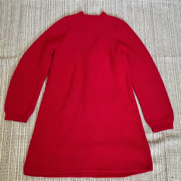 Hanna Andersson Red Pocket Sweater Dress - Picture 4 of 4